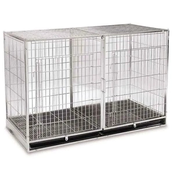 PS Modular Cage with Tray XT SS - Pets Perfect
