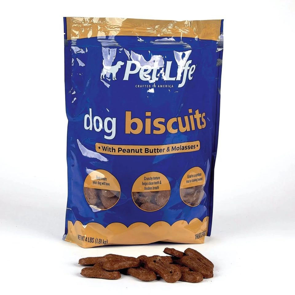 Pet Life Peanut Molasses Biscuits 4 lb - Pets Perfect