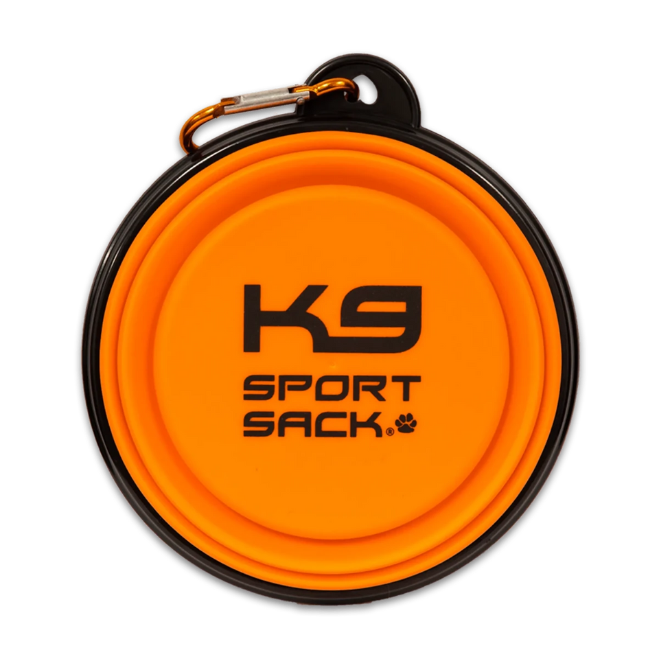 K9 Sport Saucer Collapsible Silicone Dog Bowl - Pets Perfect