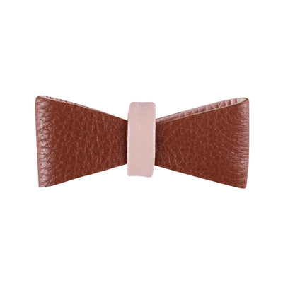 PoisePup Dog Bow Tie - Genuine Leather, 11 Colors - Pets Perfect