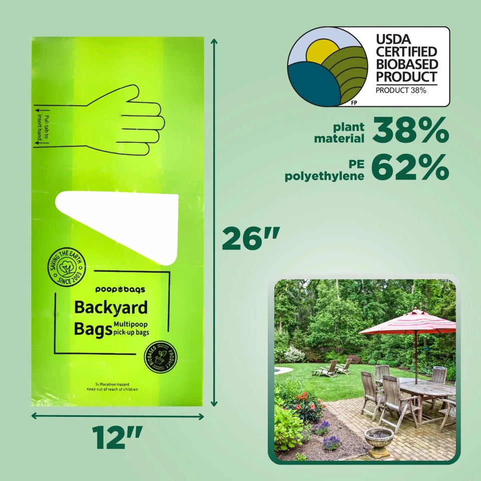 Biobased Backyard Bags - Pets Perfect