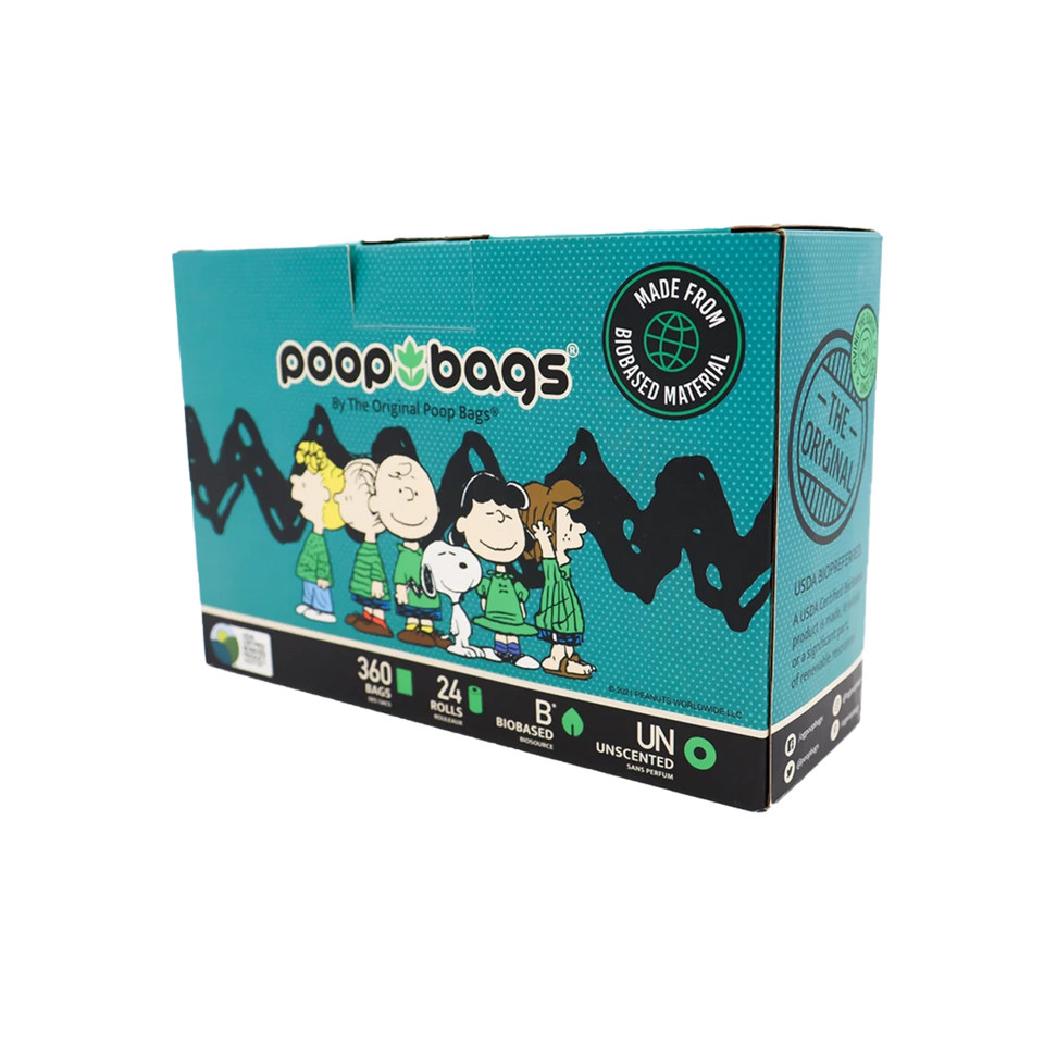 Biobased Peanuts Dog Leash Rolls (360 ct)USDA - Pets Perfect
