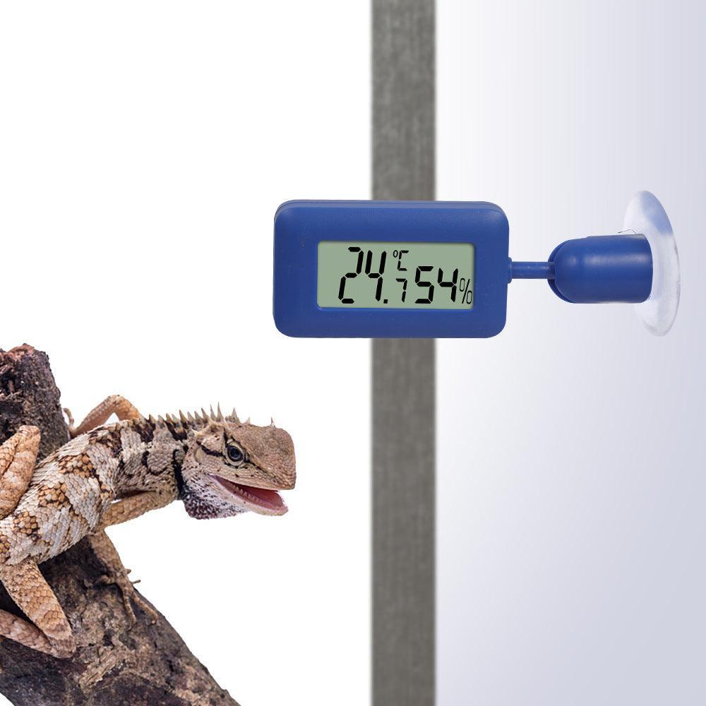 Glow-In-The-Dark Reptile Thermometer With Large Suction Cup.