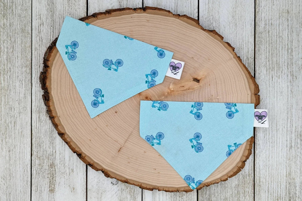 Over-The-Dog Collar Dog Bandana, Handmade Slide-On, 26 Prints, SMALL/1, view 33