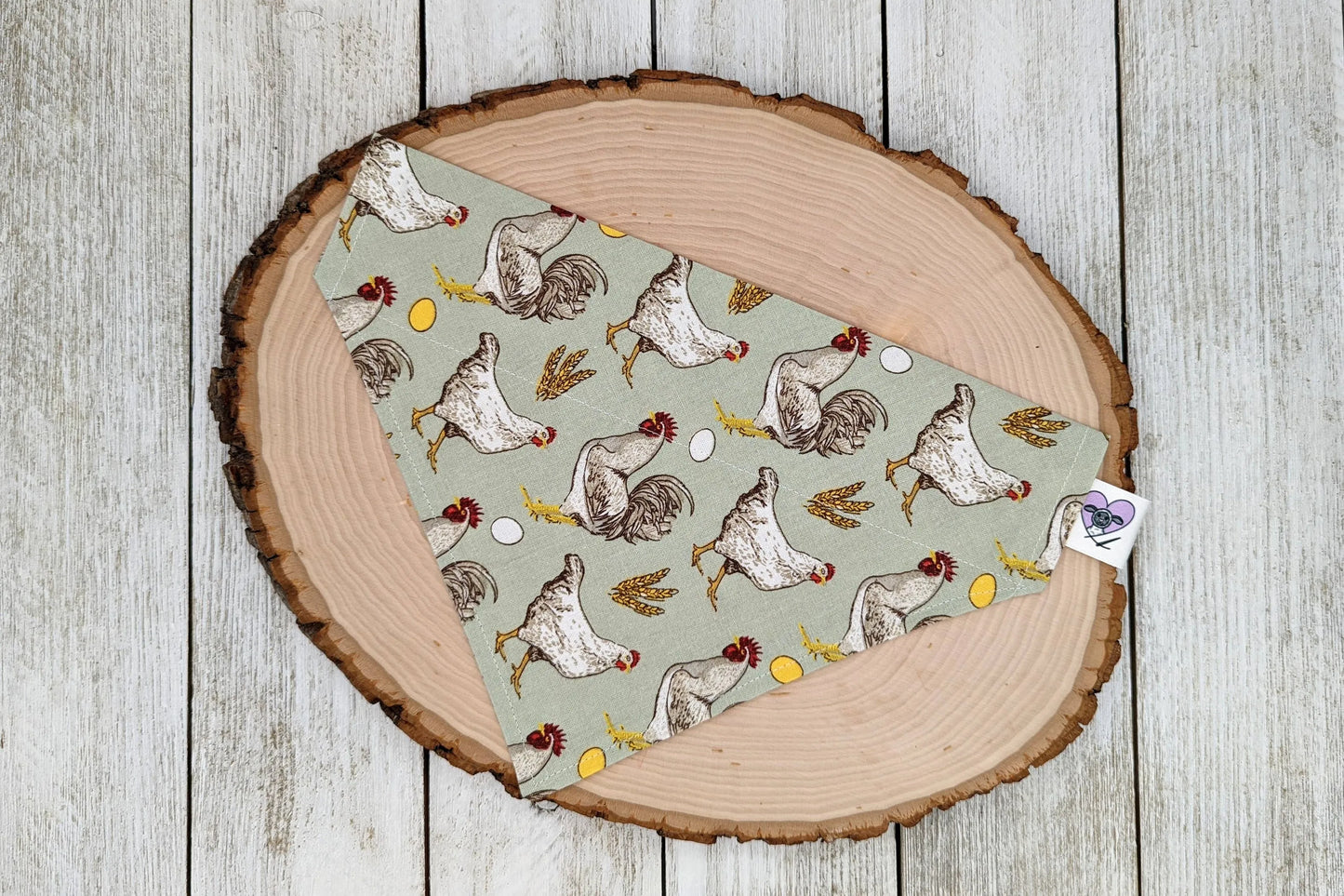 Over-The-Collar Dog Bandana - Handmade Slide-On Pet Bandana for Dogs (Multiple Sizes)