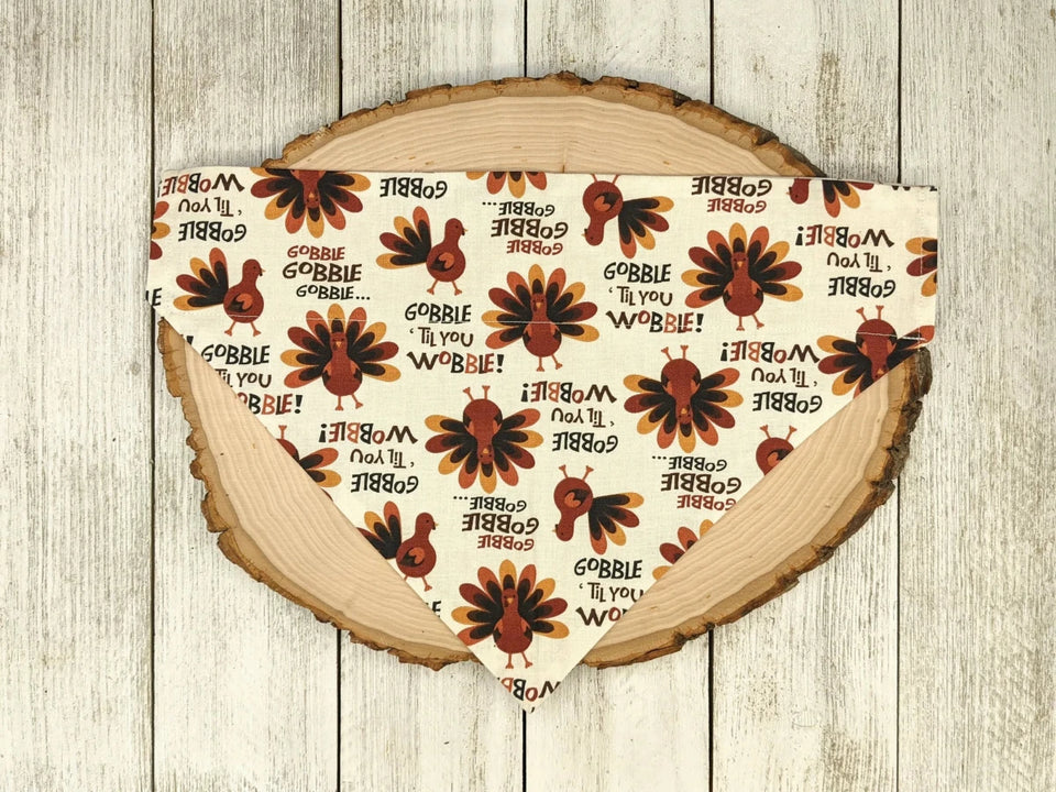 Over-The-Dog Collar Dog Bandana, Handmade Slide-On, 26 Prints, KITTY/1, view 120
