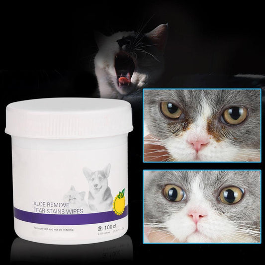 Radiantpaws Tear Stain Eliminator: Pet Eye Grooming Wipes For Dogs And Cats