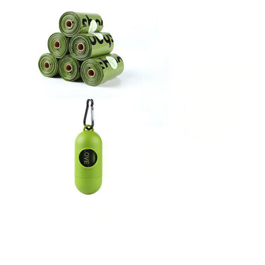 Ecopaws Biodegradable Pet Waste Bags with Dispenser - Complete Eco-Friendly Dog Cleanup Kit