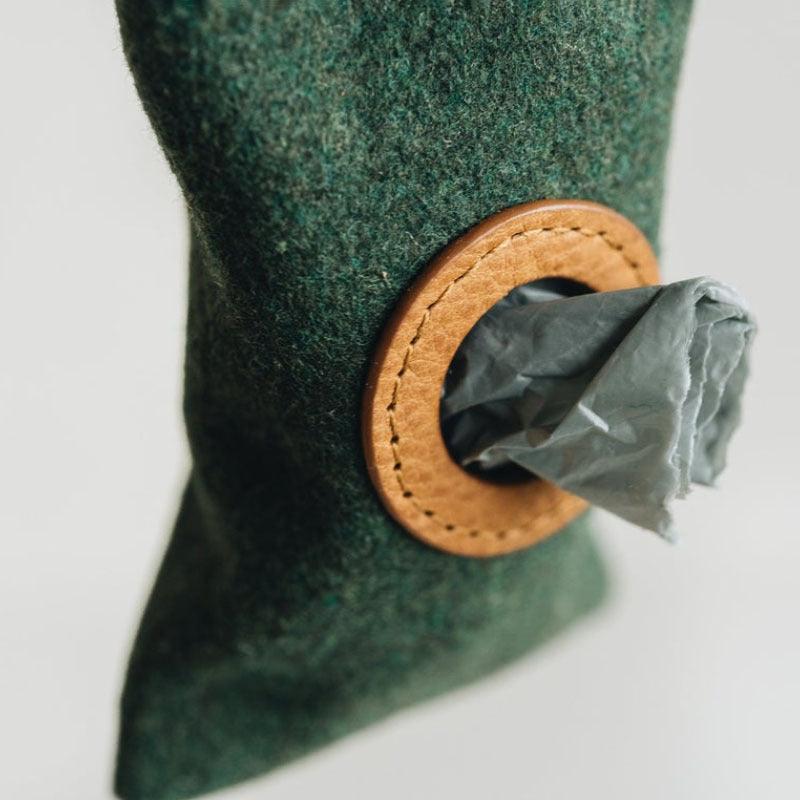 Portable Pet Waste Bag Dispenser - Compact Leash-Attachable Dog Poop Bag Holder