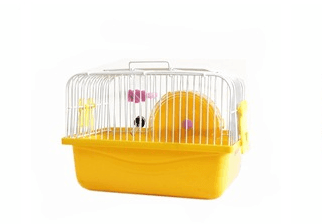 Compact Hamster Cage Starter Kit - Complete Habitat with Accessories - Pets Perfect