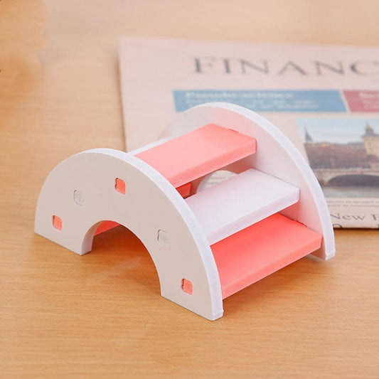 Rainbow Arch Bridge Hamster Playground Set.