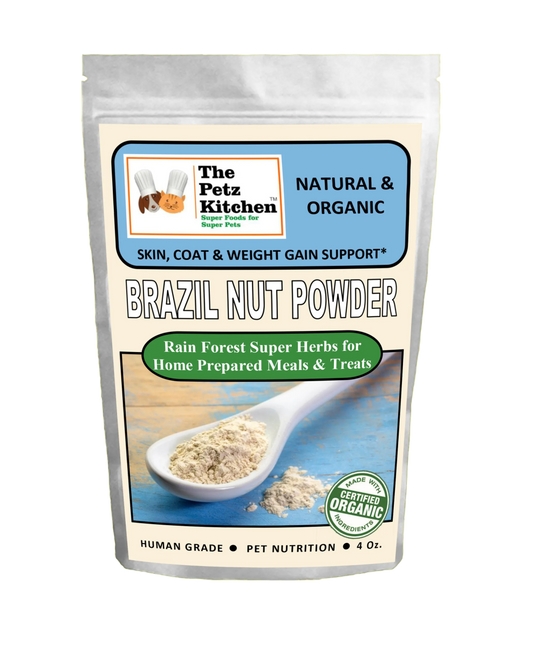 Brazil Nut - Skin, Coat & Weight Gain Support* The Petz Kitchen Dog & Cat Holistic Super Foods* - Pets Perfect