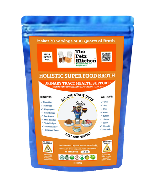 Super Food Broth Urinary Tract Health Support* The Petz Kitchen Dogs Cats - Pets Perfect
