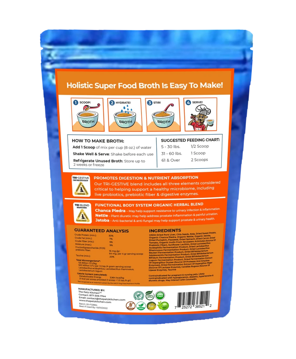 Super Dog Food Broth Urinary Tract Health Support* The Petz Kitchen, view 4