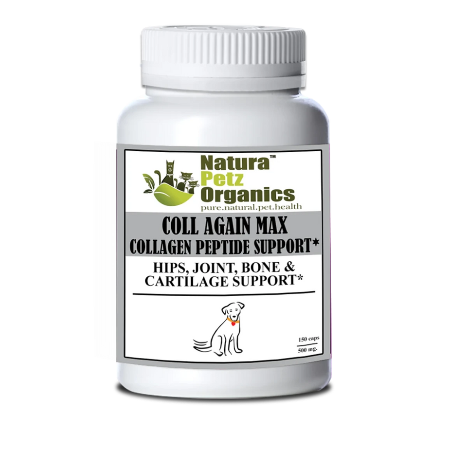 The Petz Kitchen Coll Again Max Collagen Peptide Support Capsules, Hip, DOG 150 CAPS / 500 MG/1