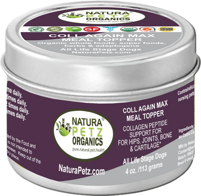 Coll Again Max Collagen Peptide Support Meal Topper* Hips, Joint, DOG MEAL TOPPER - TURKEY FLAVORED/1