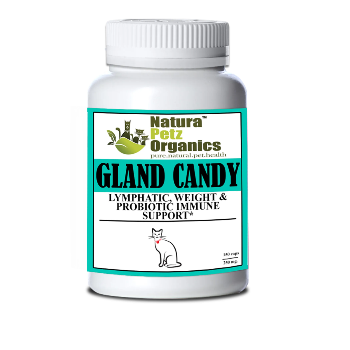 Gland Candy Omega 3 & 6 Lymphatic, Weight & Probiotic Immune Support * - Pets Perfect
