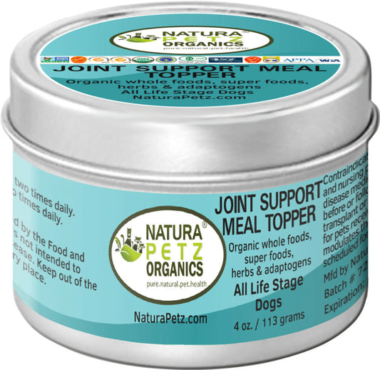 Organic Pet Systems Joint Support Meal Topper - Turkey Flavored Hip & Joint Supplement for Dogs & Cats