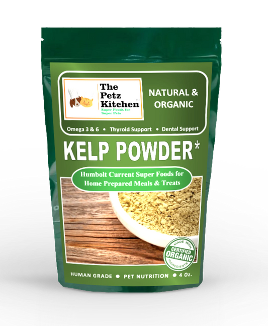 Kelp Omega 3 Thyroid & Whole Body Multi - Mineral, Multi - Vitamin & Dental Support* The Petz Kitchen* - Pets Perfect
