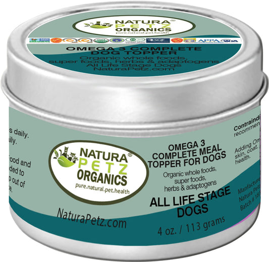 Omega 3 & 6 Complete Meal Topper For Dogs & Cats* - Nutritional Omega 3 Meal Topper For Dogs & Cats*