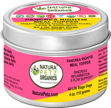Pancrea Rightis Max Meal Topper* Pancreas Inflammation & Flow Support* For Dogs & Cats*