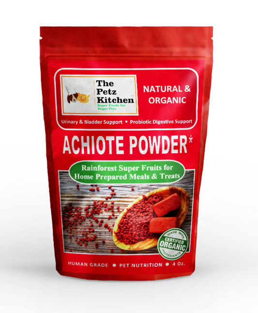 Achiote Powder - Urinary, Bladder & Probiotic Digestive Support* The Petz Kitchen - Pets Perfect