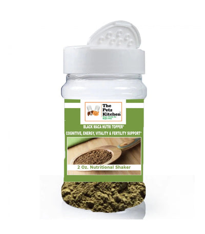 The Petz Kitchen Black Maca Dog Meal Supplement, 2 OZ/1