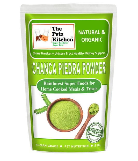 Chanca Piedra - Stone Breaker* Urinary Infection & Inflammation Support* The Petz Kitchen - Organic & Human Grade Ingredients For Home Prepared Meals & Treats - Pets Perfect
