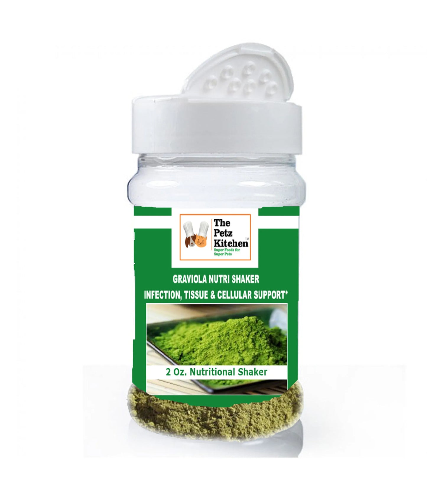 Graviola Leaf & Stem Powder - Infection, Adjunctive Tissue & Cellular Support* - The Petz Kitchen - Organic Human Grade Ingredients For Home Prepared Meals & Treats - Pets Perfect