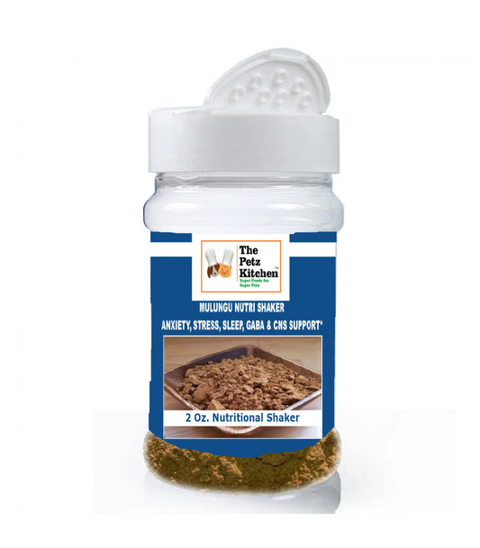 The Petz Kitchen Mulungu Powder - Organic Human Grade Ingredient for Home Prepared Pet Meals - 4oz