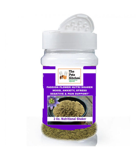 Passion Flower - Mood Anxiety Stress Sedative & Pain Support* - The Petz Kitchen - Pets Perfect