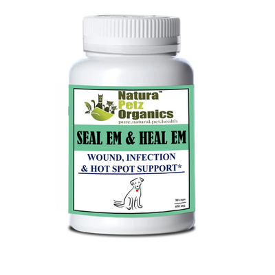 Seal Em & Heal Em Capsules Dog Cat & Small Animal* Wound, DOG/ 90 CAPS / 450 MG/1