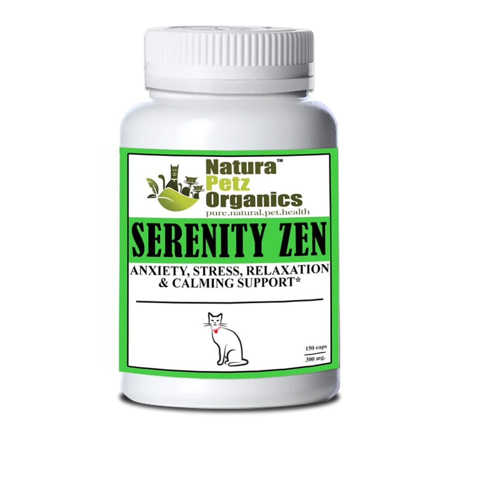 Serenity Zen - Anxiety, Stress, Relaxation & Multi-Systems Calming, CAT /150 CAPS / 300 MG / SIZE 3/1, view 5