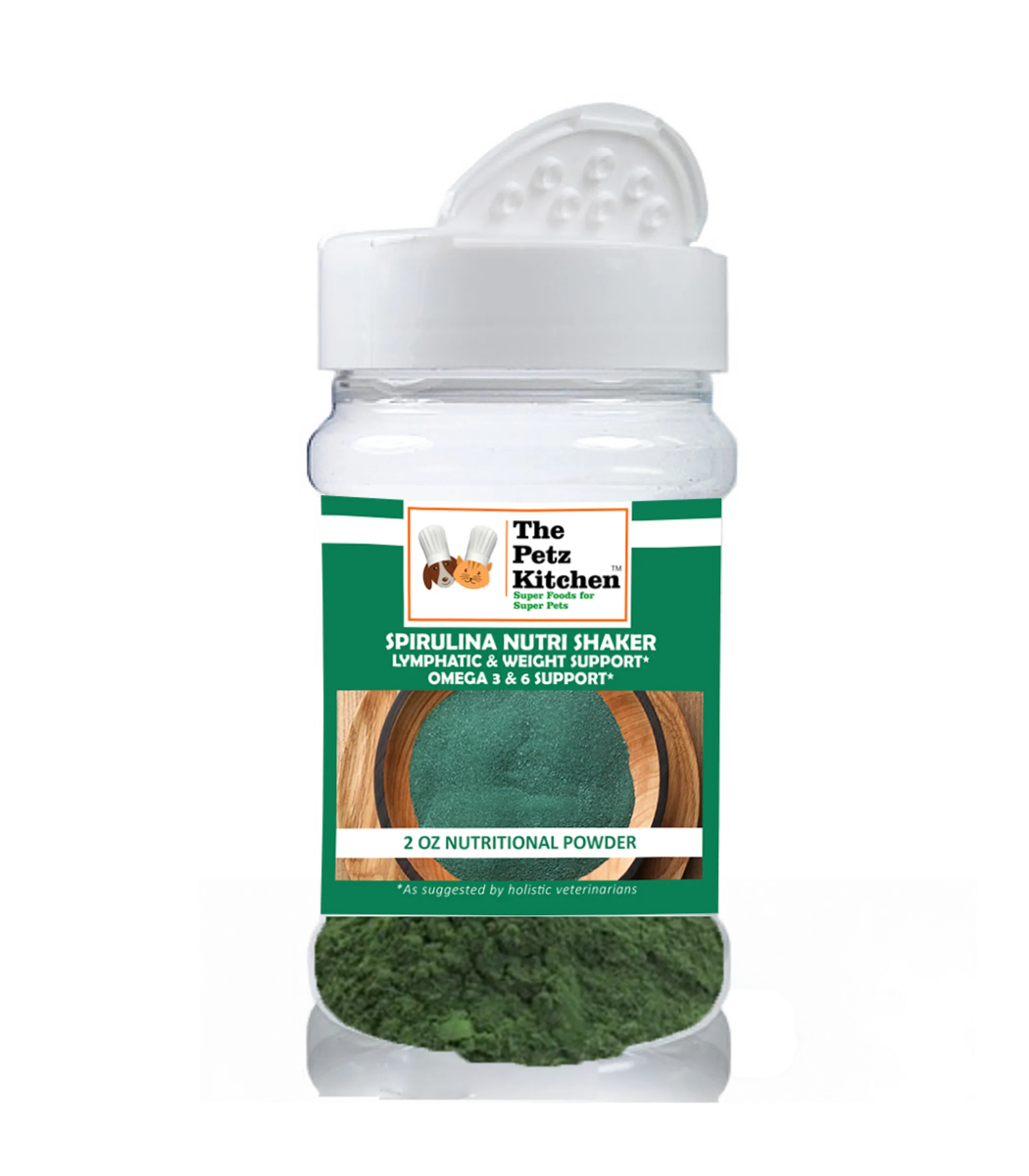 Spirulina* Omega 3 & 6 Lymphatic, Weight & Probiotic Immune Support* The Petz Kitchen - Pets Perfect