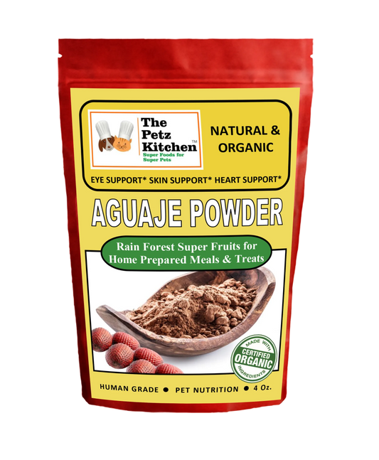 Aguaje Powder - Eye, Skin & Heart Support* The Petz Kitchen Dog & Cat Holistic Super Foods* - Pets Perfect