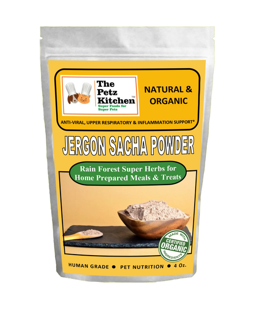 Jergon Sacha Powder - Anti - Viral, Upper Respiratory & Inflammation Support* The Petz Kitchen - Pets Perfect