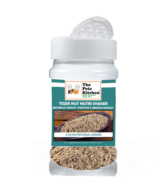 Tiger Nut Root Powder* Metabolic Weight, Digestive & Immune Support* The Petz Kitchen Organic Super Food Ingredients Dogs Cats - Pets Perfect