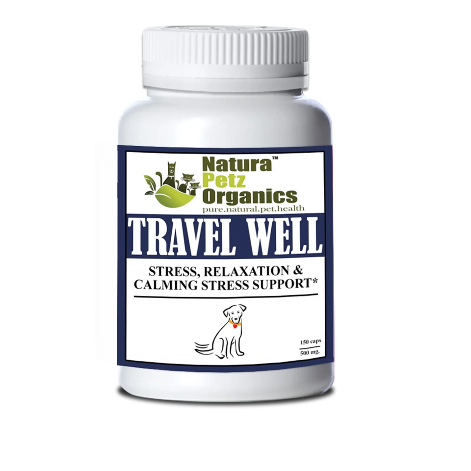 Travel Well - Stress, Relaxation & Calming Stress Support* For Dogs, DOG / 250 CAPS / 500 MG/ SIZE 1/1, view 3