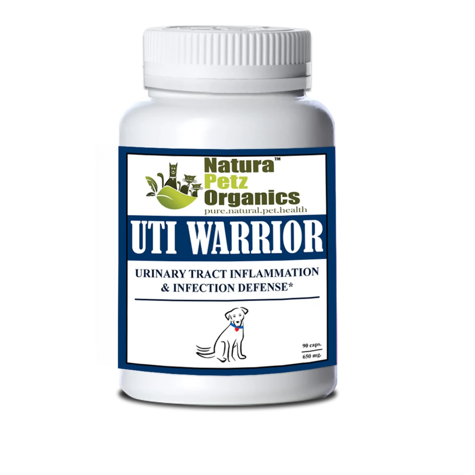 Uti Warrior Max* Urinary Tract Inflammation & Infection Support* Dogs, DOG 650 MG. / 90 CAPS SIZE 1 CAPS/1