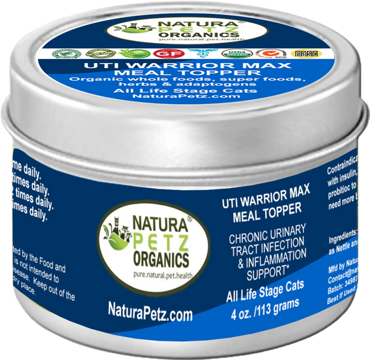 Uti Warrior Max Meal Topper - Urinary Wellness Support for Dogs & Cats