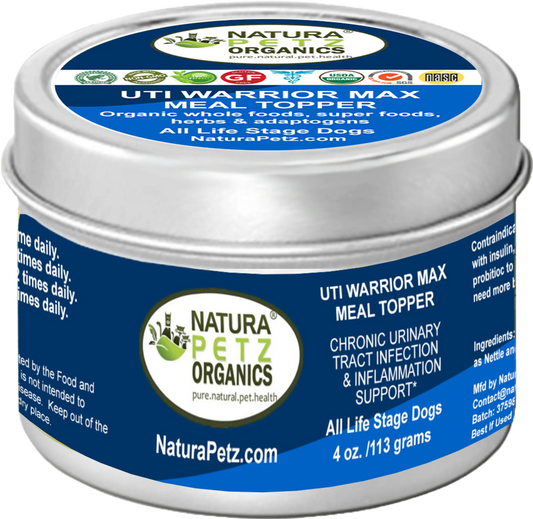 Uti Warrior Max Meal Topper - Urinary Wellness Support for Dogs & Cats