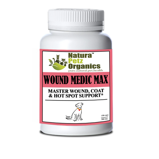 Wound Medic Max Capsules - Skin & Coat Wellness Support for Dogs & Cats