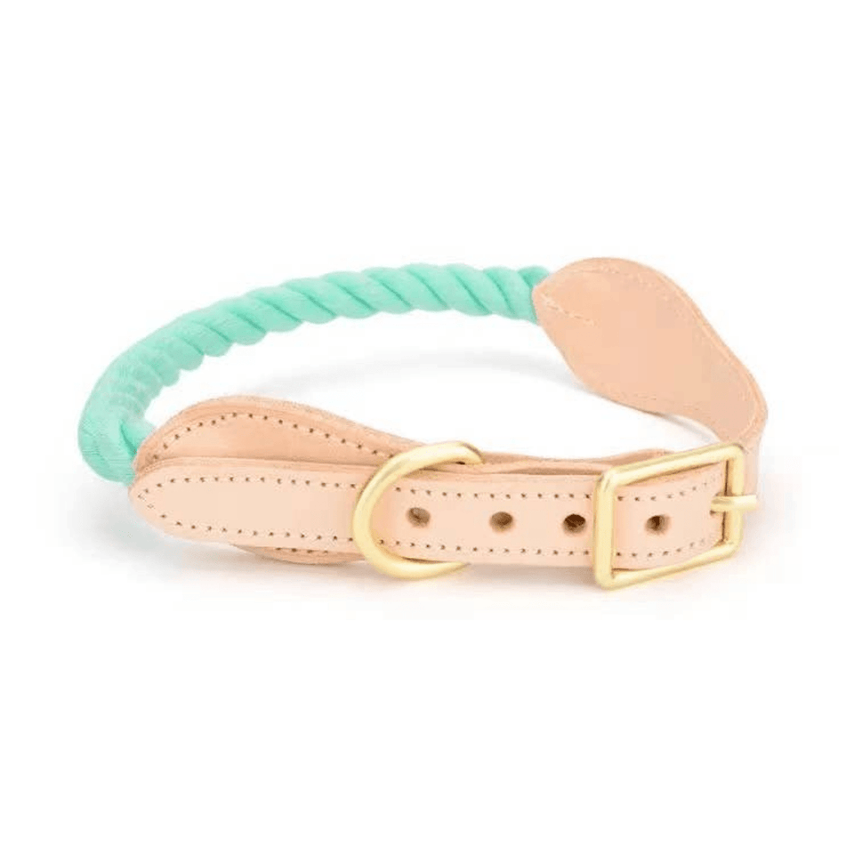 Luxe Royal Leather Dog Collar with Durable Brass O-Ring, Purple Love, view 75