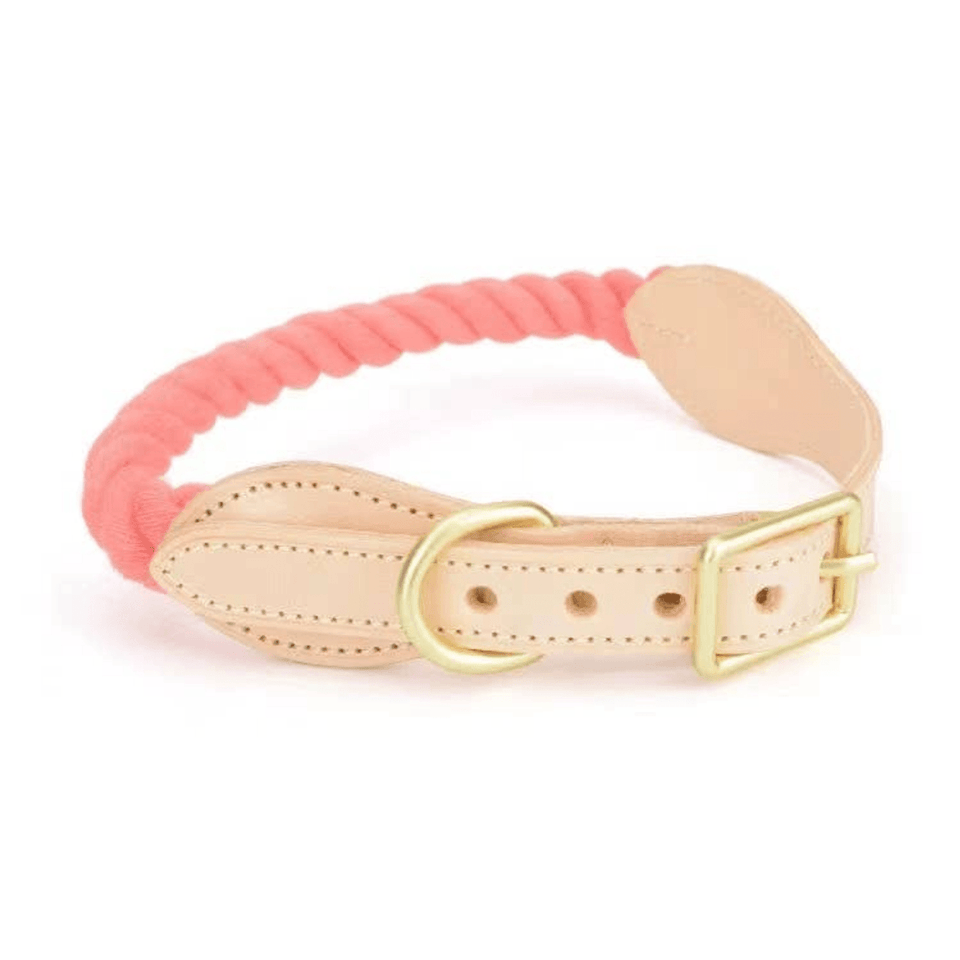 Luxe Royal Leather Dog Collar with Durable Brass O-Ring, Forest Love, view 61