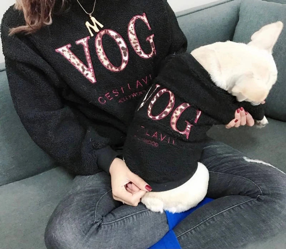 Vog Colour Matching Pet and Owner Cardigan Sweater Set - Pets Perfect