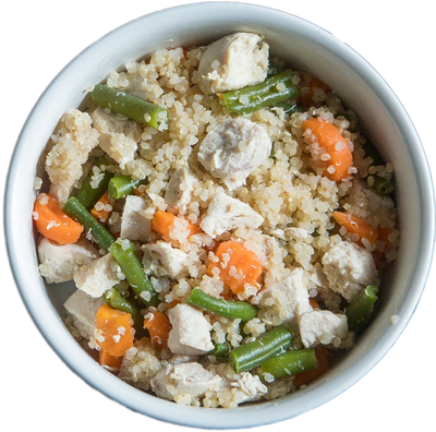 Top Shelf Chicken Dinner Dog Food - Real Chicken, Quinoa & Veggies, 1 pack of 7