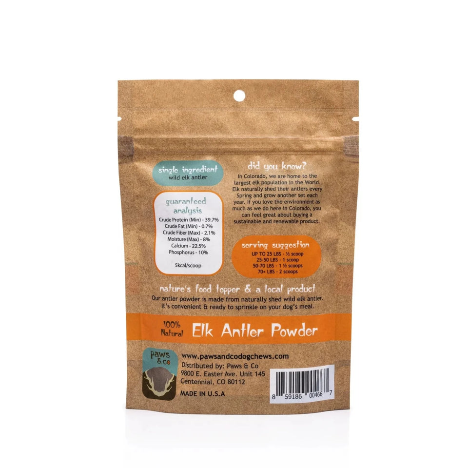 Elk Antler Powder Wet Dog Food Topper, view 4
