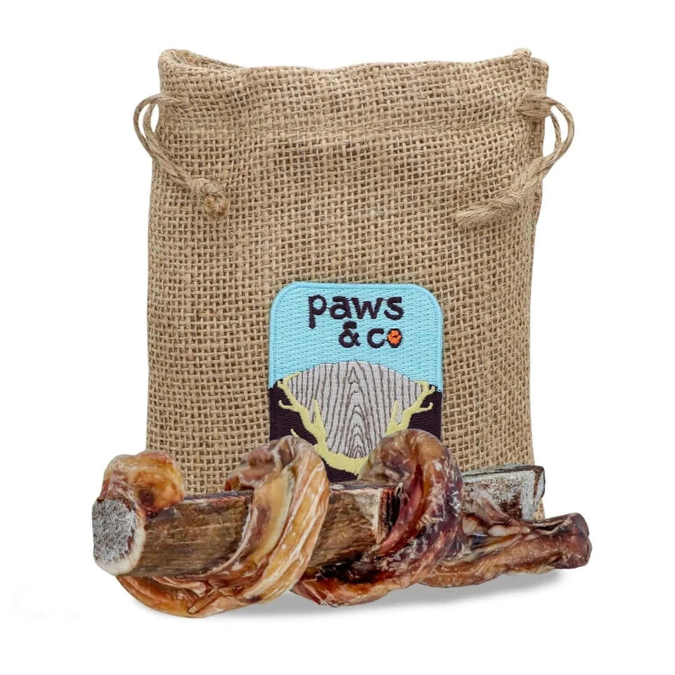 Wrapped Split Antler Dog Chew