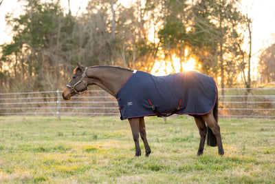 TuffRider Waffle Weave Cooler Standard Neck-Navy, 69 in, 1