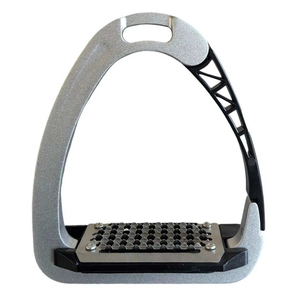 TuffRider Tech Safety Stirrups, 1.8 lb- Dark Grey-4 1/2, view 5